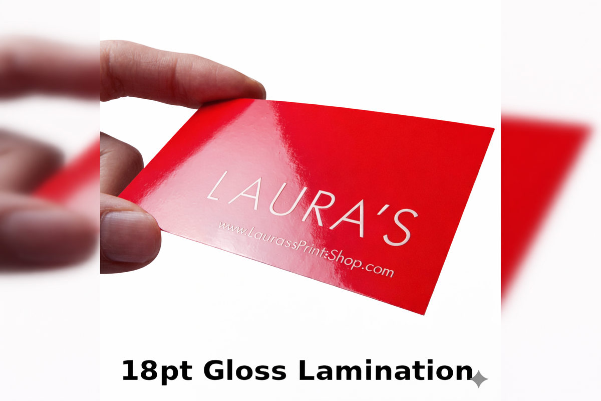 18PT Gloss Lamination