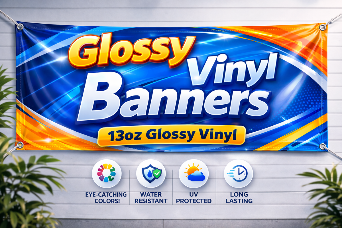 Glossy Vinyl Banners 13oz