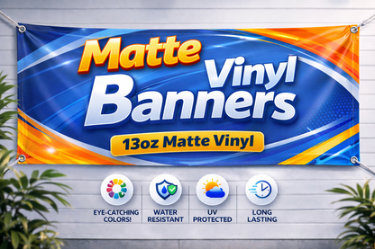 Matte Vinyl Banners 13oz
